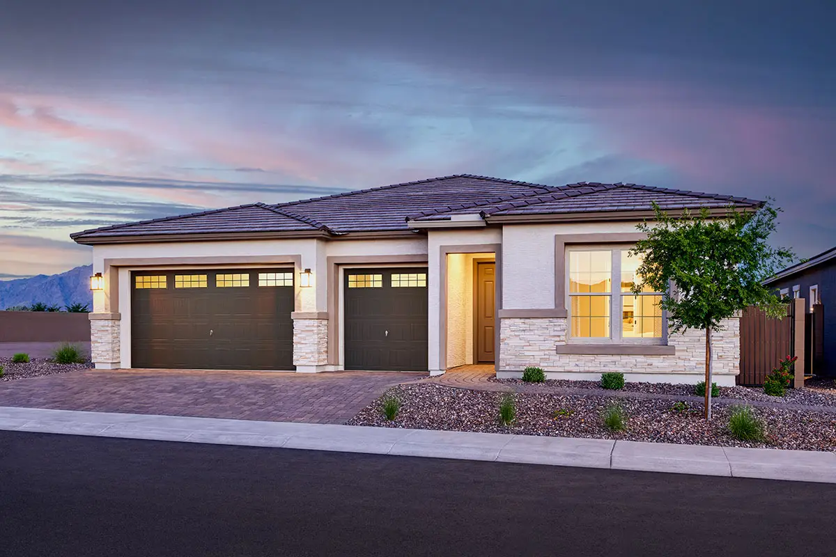 Exterior of the 1-story Darius floor plan