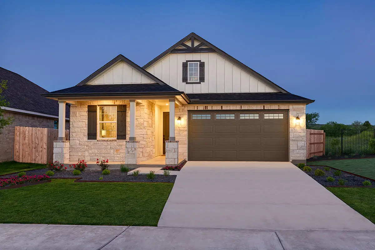 Exterior of the 2-story Larimar floor plan